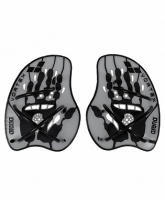 лопатки arena vortex evolution hand paddle silver/black 95232 15, m