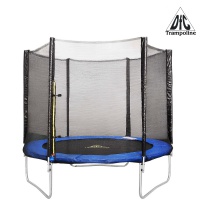 батут dfc trampoline fitness 7ft-tr-e c сеткой (213 см)