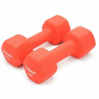 гантели неопреновые 5 кг body gym db02-5