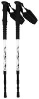 треккинговые палки atemi телескоп., 18/16/14 мм, twist lock, antishok, р. 65-135, atp-06 silver,