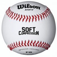 мяч для бейсбола wilson soft compression wta1217b
