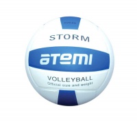 мяч волейбольный atemi storm, синтетическая кожа pu, син.-бел.