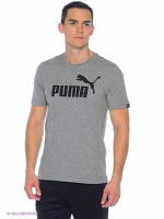 футболка мужская puma ess no.1, 83824103 серая