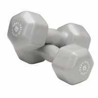 гантель в виниловой оболочке body solid 6.8 кг bstvd15