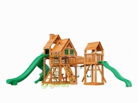 деревянная детская площадка для дачи igragrad великан 3 (макси)