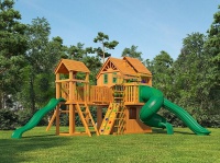 деревянная детская площадка для дачи igragrad великан 4 (макси)