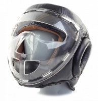 шлем боксерский jabb je-2104 с защитной маской (черный)