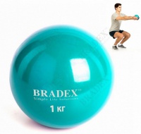 медбол bradex 1 кг sf 0256