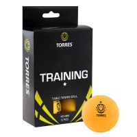 мячи для н/т torres training 1* (6шт. 40мм) оранжевые