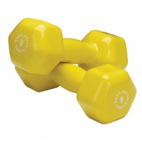 гантель в виниловой оболочке body solid 4.05 кг bstvd9