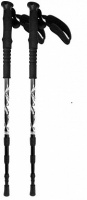 палки для треккинга atemi 3-секционные 65-135 см atp-06 black, twist lock, antishok