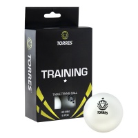мячи для н/т torres training 1* (6шт. 40мм) белые