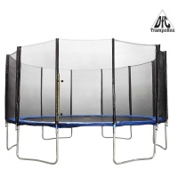 батут dfc trampoline fitness 16ft-tr-e с сеткой (488 см)