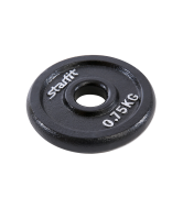 диск чугунный bb-204 0,75 кг, d=26 мм, черный