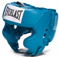 шлем боксерский everlast pro traditional s синий