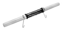 гриф гантельный titan ф30 мм, l-400 мм, с мягкой обрезиненной ручкой, з/п